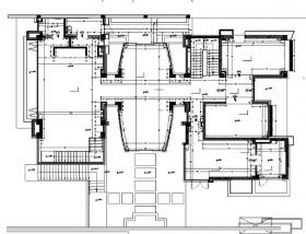 麓湖生态城别墅A户型样板间设计施工图（附效果图+材料图...