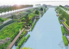 [杭州]居住区两岸河道绿化景观规划设计方案