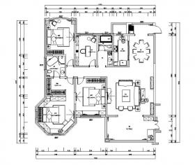 素白|君临新城简洁素雅住宅设计施工图（附效果图）