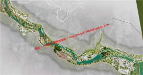 NO01818滨河景观公园湖滨大道园林设计su模型cad图纸动画lumion