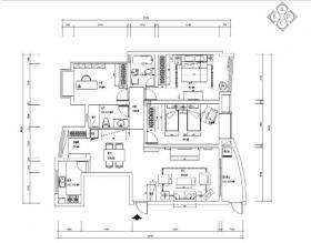 现代城施工图施工图设计（附效果图）