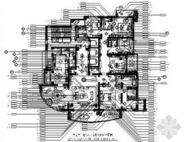 [上海]500㎡欧式海景样板房A型施工图