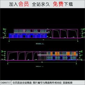 洛阳世纪华阳售楼部平立剖全CAD