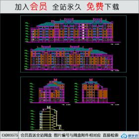 CAD03575 2-8住宅CAD