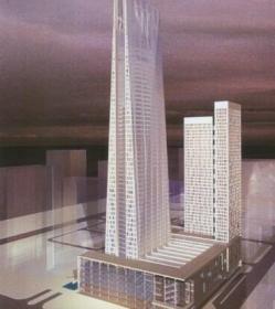 [广东]超高层玻璃幕墙商业综合体建筑设计方案文本(精品...