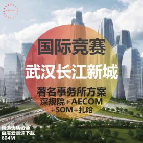 T2117武汉长江新城起步区城市设计概念方案国际竞赛SOM扎哈...