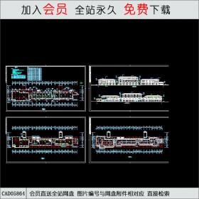 某商业街设计建筑图CAD