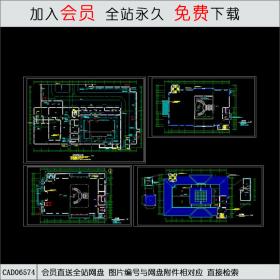 某会所平面施工图CAD