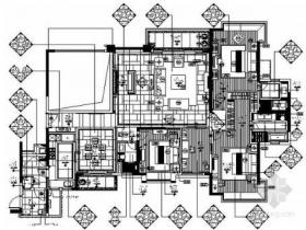 [广州]270平米创意三居室样板房施工图