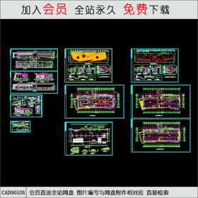 某体育会所施工图CAD