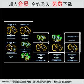 会馆建筑设计图CAD