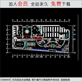 北京金富源俱乐部装修图CAD