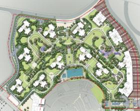[深圳]万科公园里居住区景观设计方案文本（现代简约）