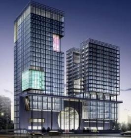 [浙江]24层玻璃幕墙电子信息大厦设计方案文本（含CAD）