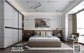 现代卧室3Dmax模型 (52)