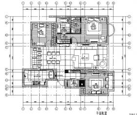 [福建]现代简约风格三居室住宅设计施工图（附效果图）