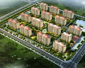 [内蒙古]现代方格构图住宅小区建筑设计方案文本（16年...
