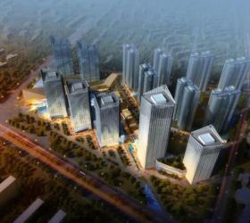 [四川]某国际G组团（环球贸易中心）建筑方案文本设计
