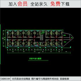 休闲中心平面布置图 [CAD