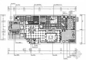 [上海]新中式风格两居室装修CAD施工图（含效果图）