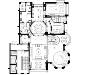 北京某豪华复式样板房装饰施工图+实景拍摄