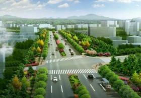 [江苏]城市工业区主干道景观设计方案