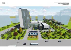 WB00514高新产业园区服务中心综合办公楼文本设计