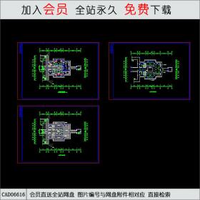 会所平面图CAD