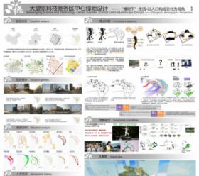大望京科技商务区中心绿地设计——槐树下生活