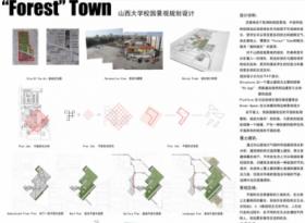 “Forest”Town 山西大学校园景观设计