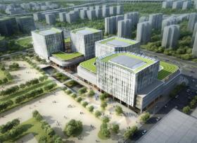 [上海]阿里巴巴总部办公综合图建筑方案文本（现代风格...