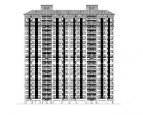 [湖北]商贸城居住小区住宅楼施工图（CAD）