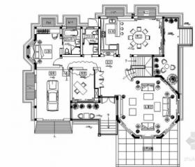 [上海]精装样板双层别墅施工图（含效果）