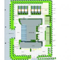 山东电信大楼周围环境景观设计方案