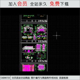 仿古建筑之镜心卢图纸CAD