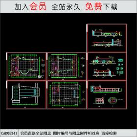 食堂平面布置设计图CAD