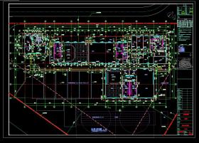 011 四层现代风格幼儿园建筑施工图（CAD）