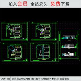 长沙一小学设计方案图 [CAD