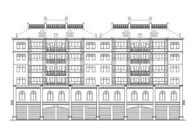 多层坡屋顶砖混阁楼底商住宅楼建筑施工图