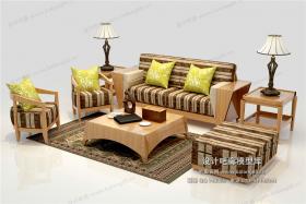 混搭沙发3Dmax模型 (5)