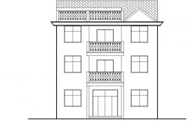 [宁夏]两层砖混结构新农村自建房建筑施工图
