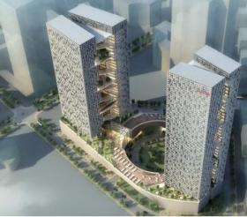 [深圳]现代风格超高层知名企业办公楼设计方案文本