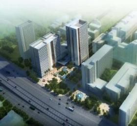[广州]现代典雅实用型塔式及板式办公楼建筑设计方案文本