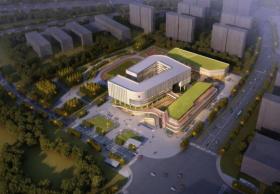 [南京]高层竖向线条肌理综合性社区服务中心建筑设计方案...