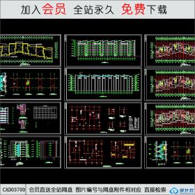 CAD03700住宅楼设计施工图CAD