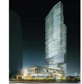 [广东]超高层玻璃幕墙企业办公楼建筑设计方案文本（4种...