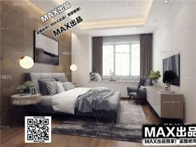现代卧室3Dmax模型 (20)