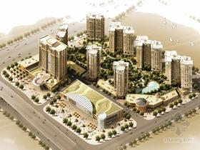 [广东]欧式风格高层住宅区规划及单体设计方案文本
