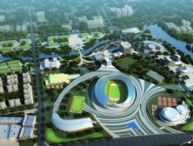 [广东]大型现代风格奥林匹克体育中心设计方案文本