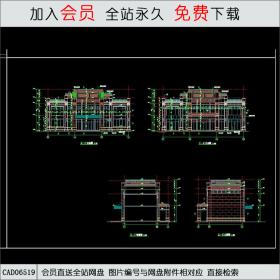 建筑会所设计图纸CAD